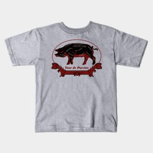 Tour De Porcine Kids T-Shirt